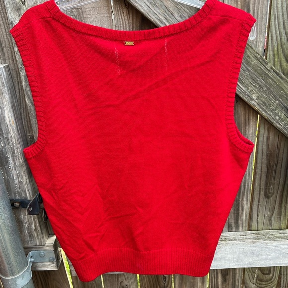 St. John Vibrant Red Tank Top - Picture 2 of 9